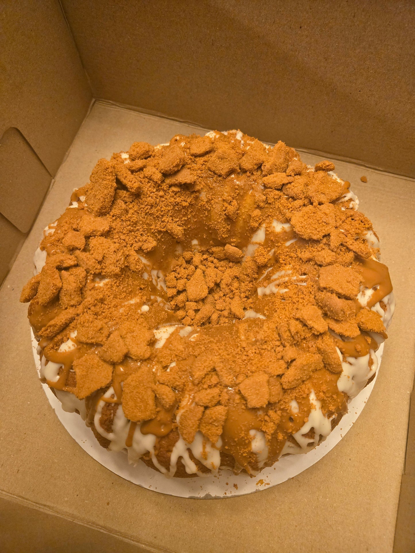 Biscoff Cookie Butter Bundt Cake