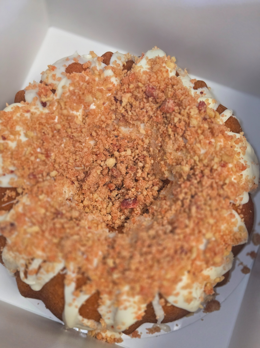 Strawberry Crunch Bundt Cake
